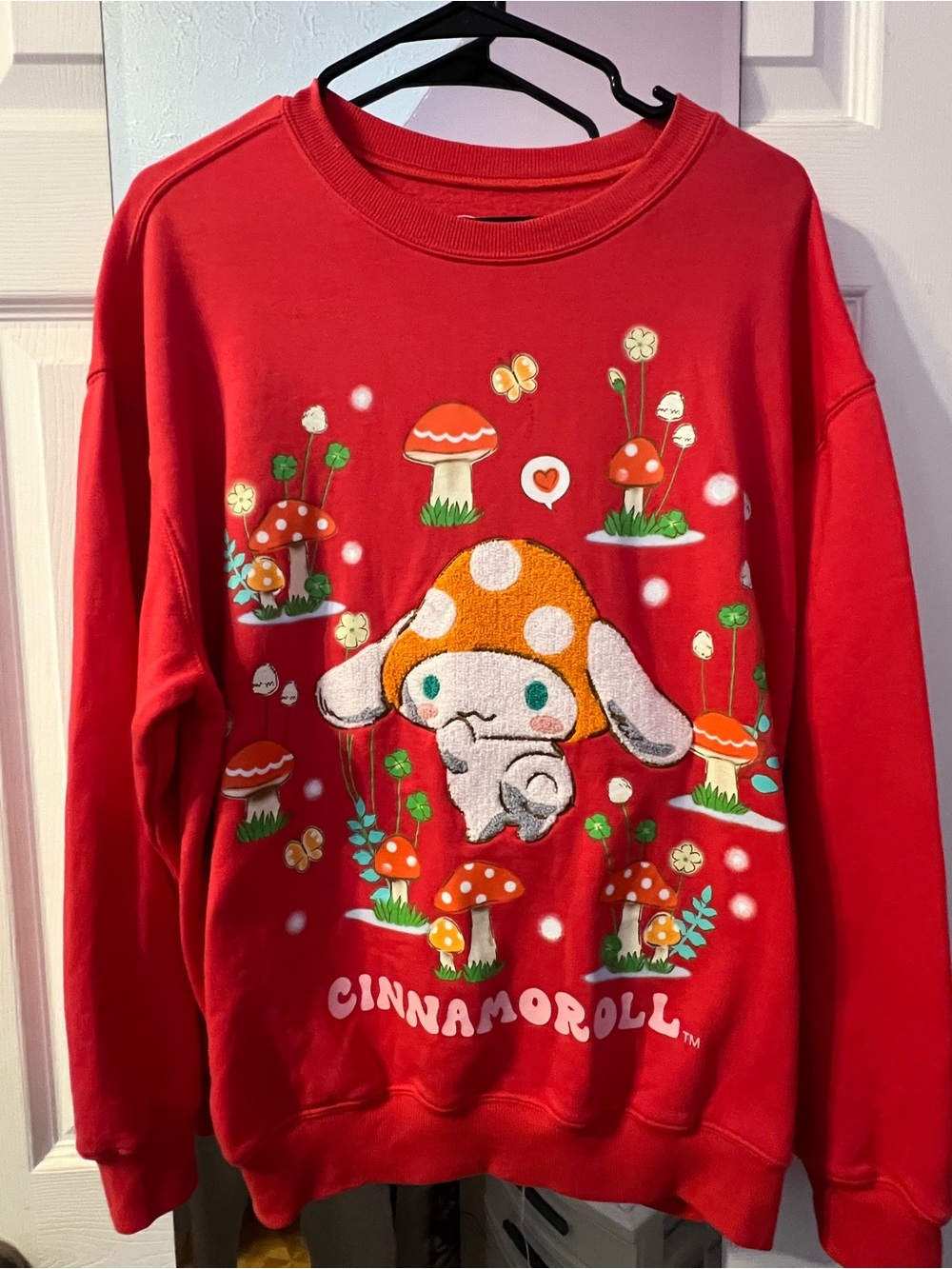 Sanrio Cinnamoroll Bright Red Pullover